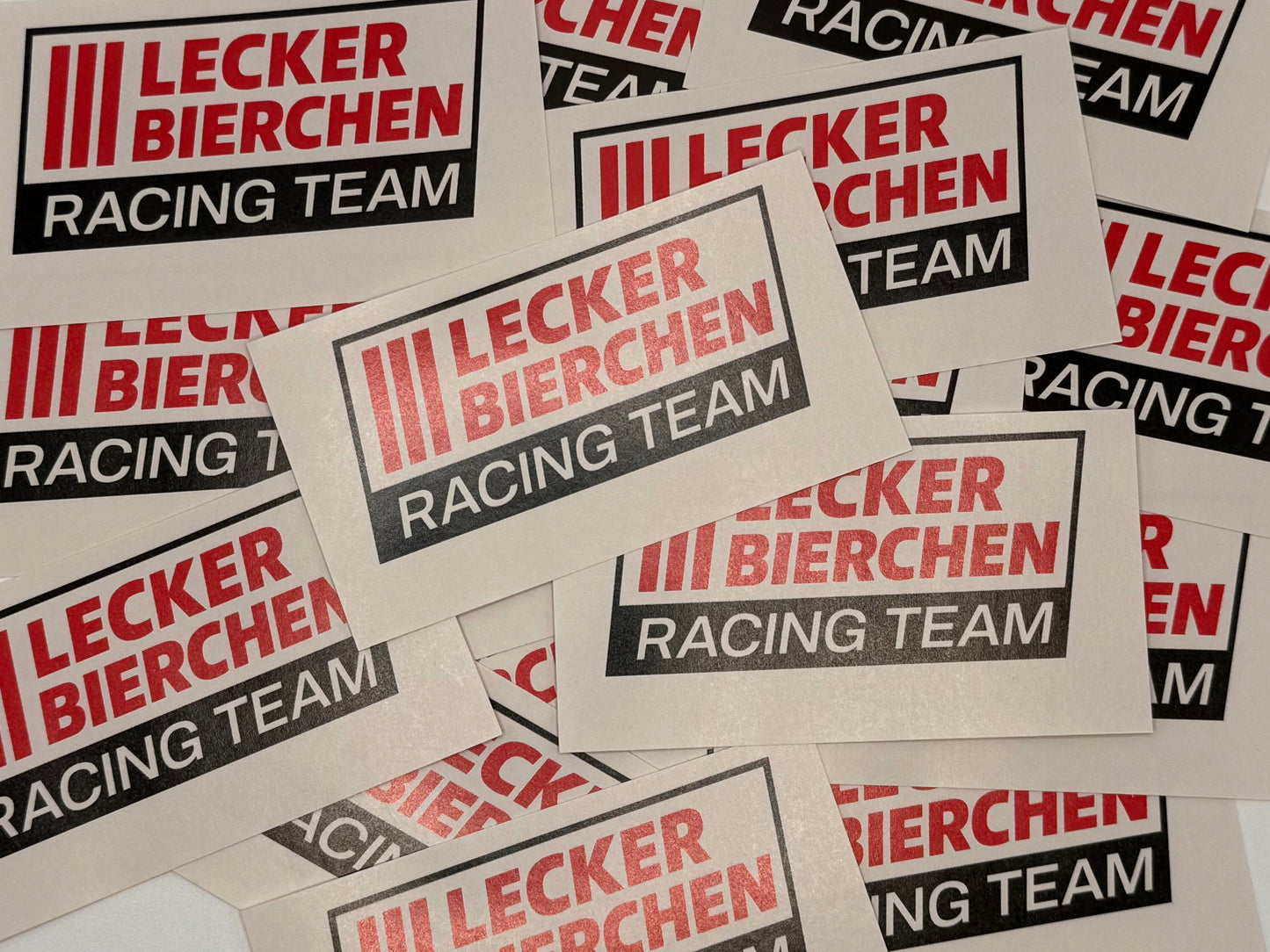 Aufkleber Lecker Bierchen Racing