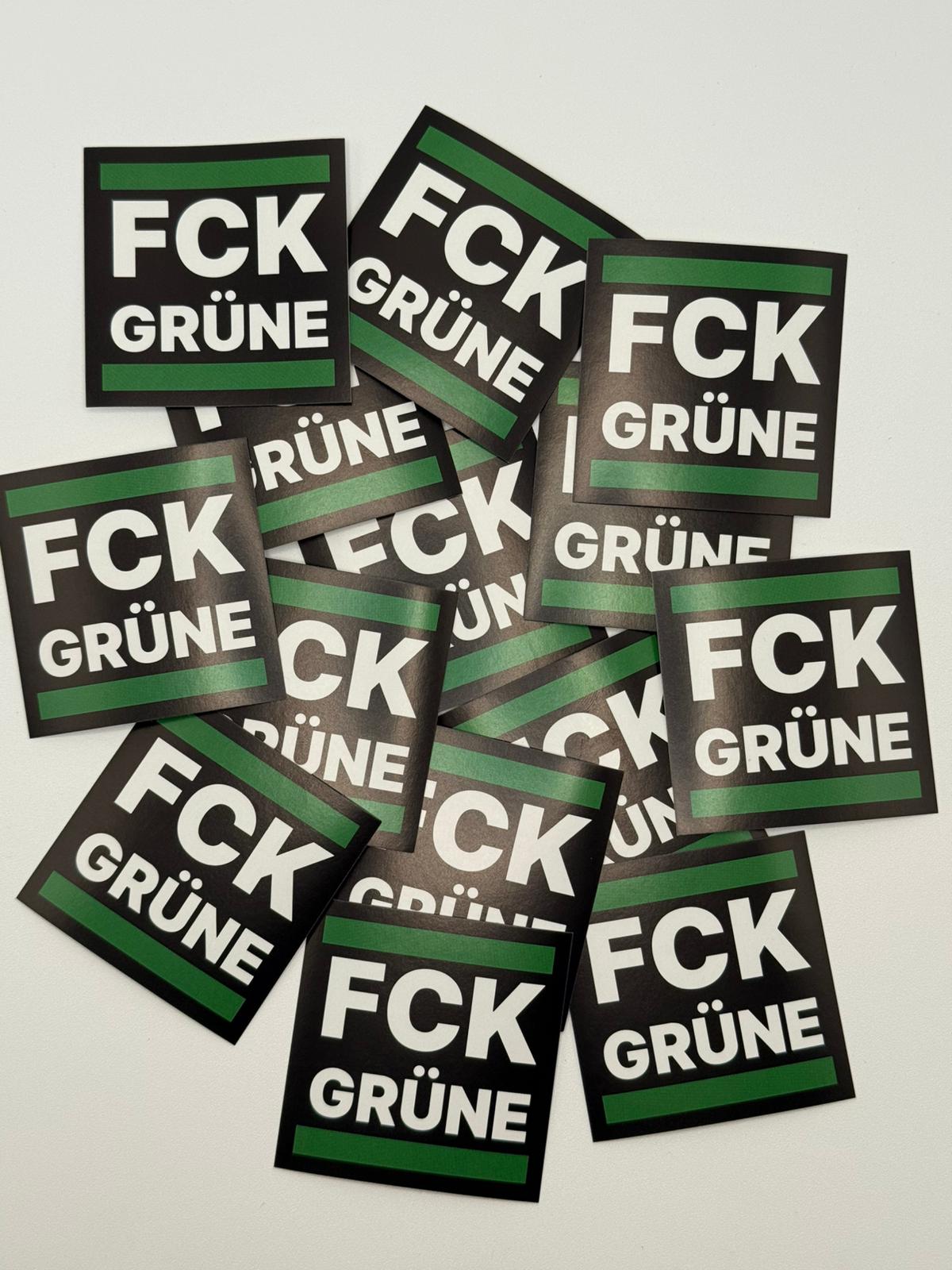 Fck Grüne Aufkleber