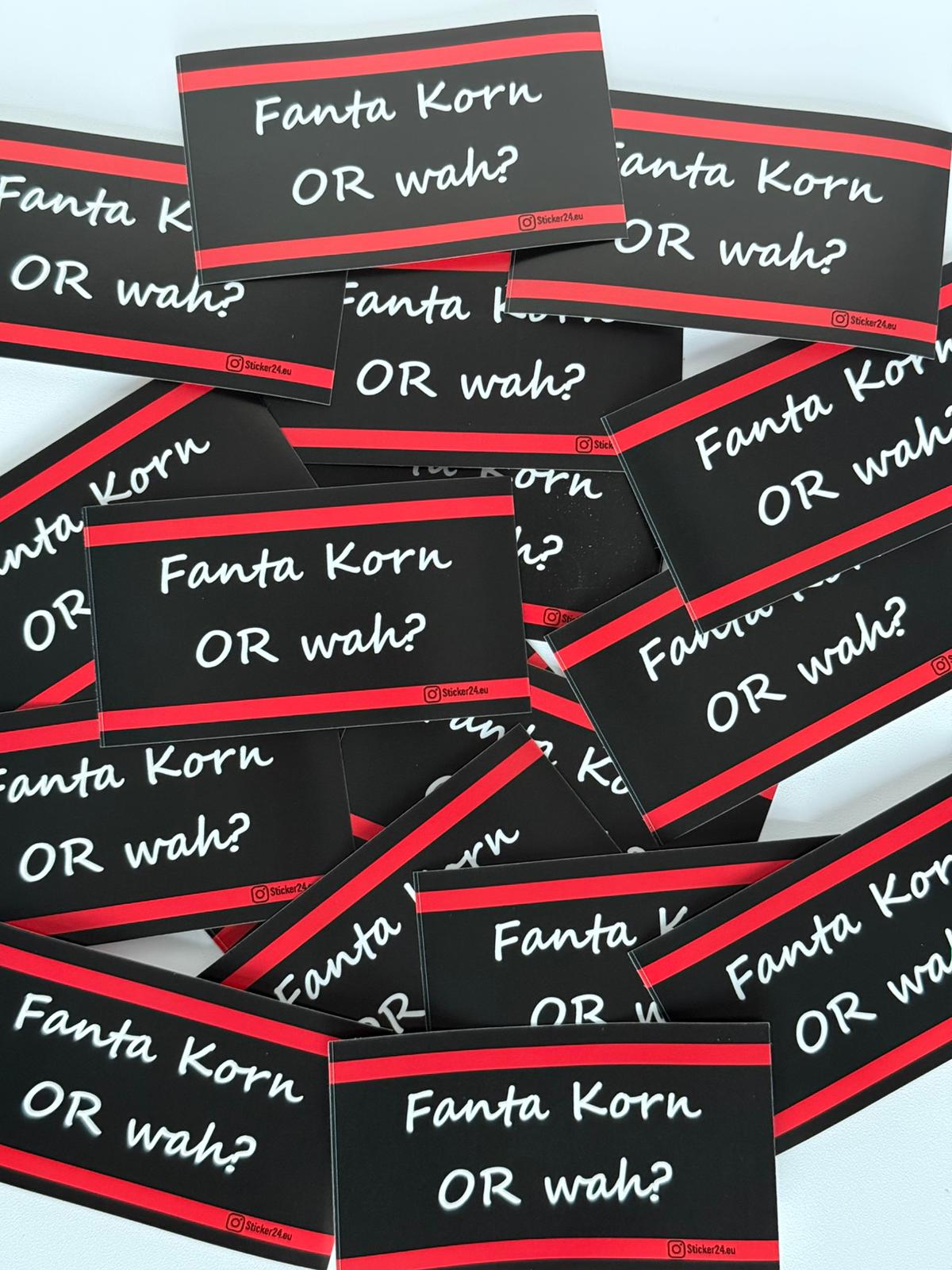 Cola korn OR WAH? Aufkleber