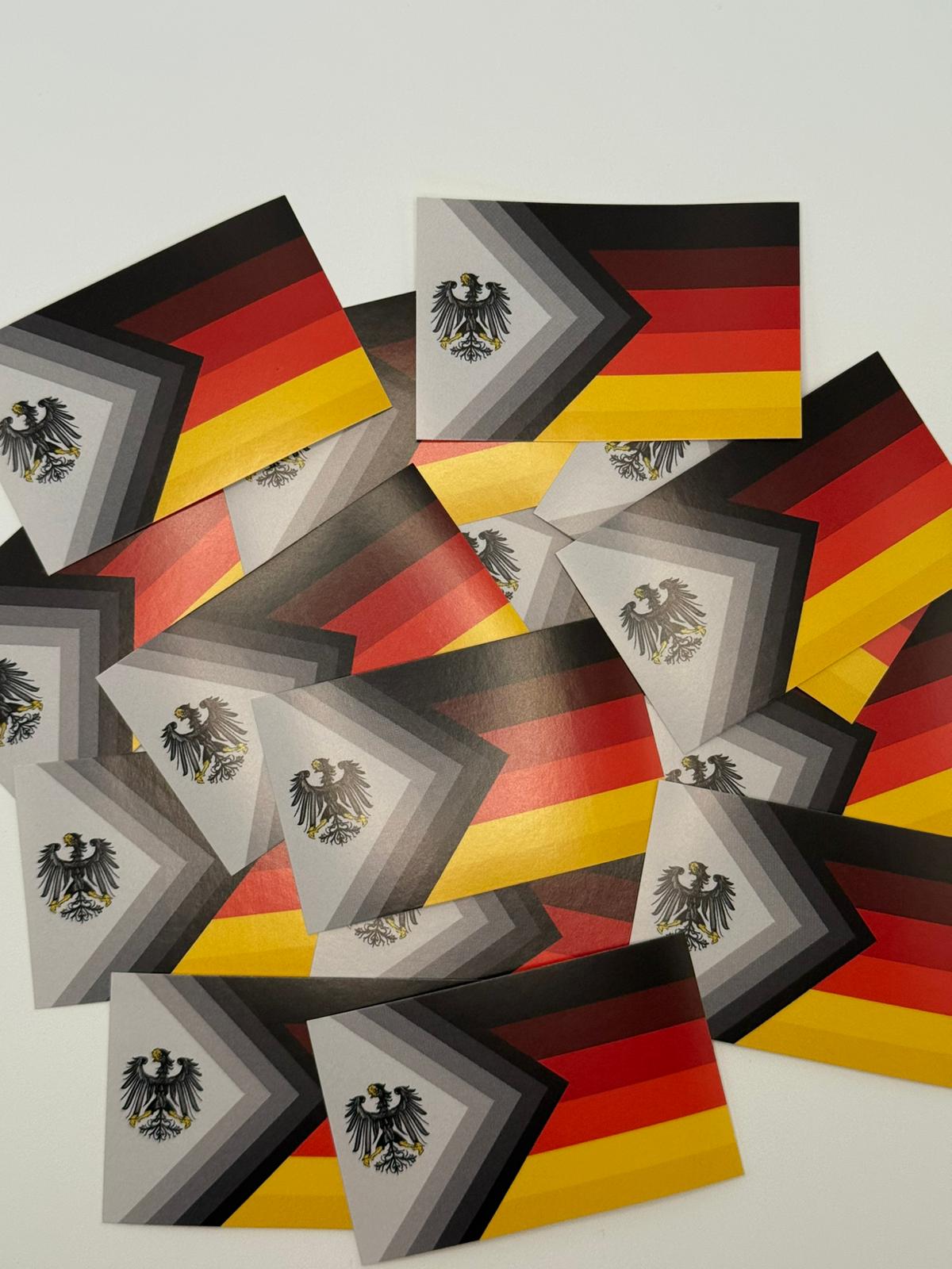 aufkleber deutschland flagge